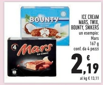 Conad Mars Ice Cream offerta