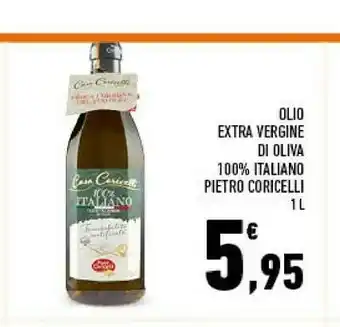 Conad Pietro coricelli Olio Extra Vergine Di Oliva 100% Italiano 1l offerta