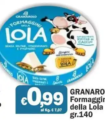 Granarolo Formaggini della Lola gr.140
