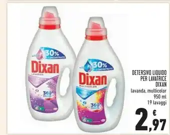 Conad Margherita Dixan Detersivo lavatrice offerta