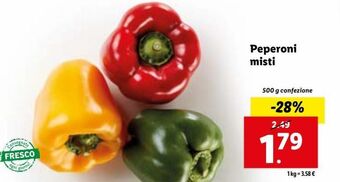 Lidl Peperoni misti offerta