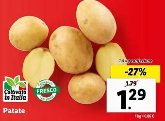 Lidl Patate offerta