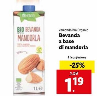 Lidl Bevanda a base di mandorla offerta