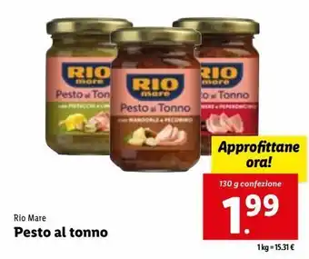 Lidl Pesto al tonno offerta