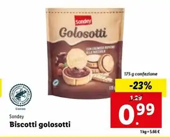 Lidl Biscotti golosotti offerta