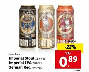 Lidl Imperial stout imperial ipa german red offerta