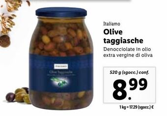 Lidl Olive taggiasche offerta