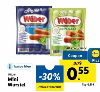 Lidl Mini wurstel offerta