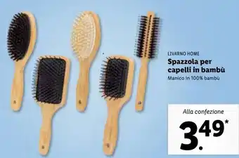 Lidl Spazzola per capelli in bambù offerta