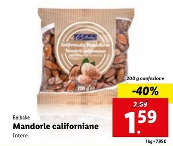 Lidl Mandorle californiane offerta