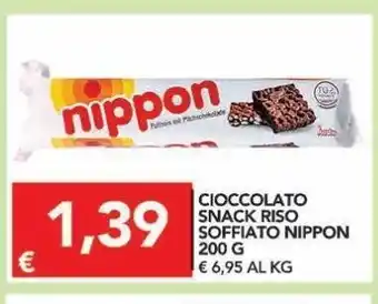 Fresco Market Cioccolato snack riso soffiato nippon offerta