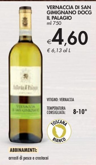 Vernaccia di san gimignano docg il palagio