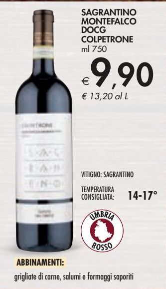 Bennet Sagrantino montefalco docg colpetrone offerta