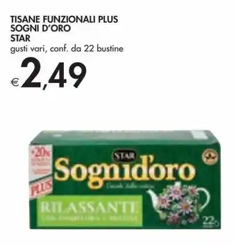 Bennet Tisane funzionali plus sogni d’oro star offerta