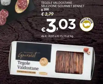 Bennet Tegole valdostane selezione gourmet bennet offerta