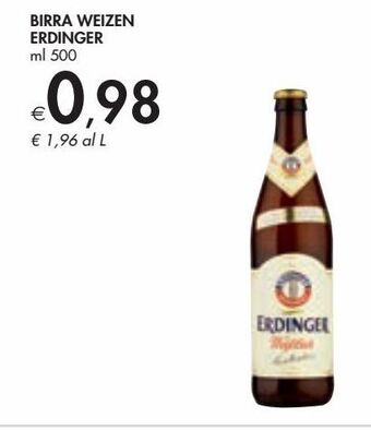 Bennet Birra weizen erdinger offerta