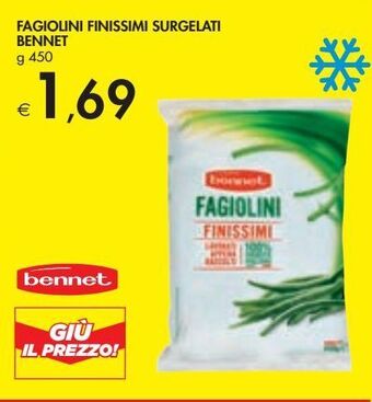 Bennet Fagiolini finissimi surgelati bennet offerta