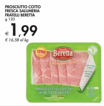 Bennet Prosciutto cotto fresca salumeria fratelli beretta offerta