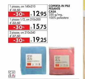Bennet Coperta in pile pesante casa offerta