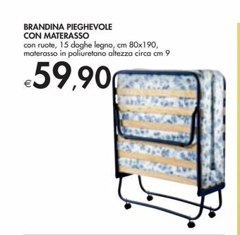 Bennet Brandina pieghevole con materasso offerta