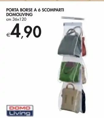 Bennet Porta borse a 6 scomparti domoliving offerta