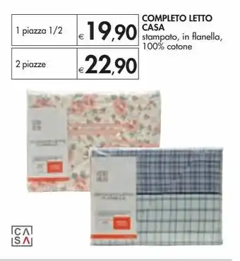 Bennet Completo letto casa - 1 piazza 1/2 offerta