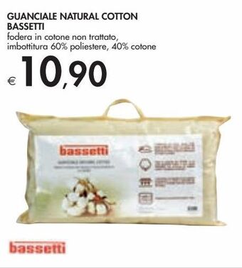 Bennet Guanciale natural cotton bassetti offerta