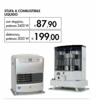 Bennet Stufa a combustibile liquido - con stoppino, potenza w offerta