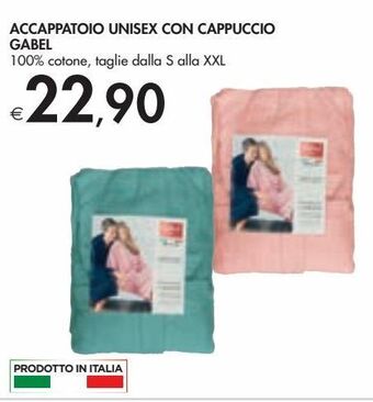 Bennet Accappatoio unisex con cappuccio gabel offerta