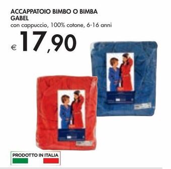 Bennet Accappatoio bimbo o bimba gabel offerta