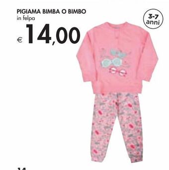 Bennet Pigiama bimba o bimbo offerta
