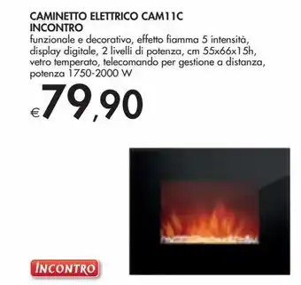 Bennet Caminetto elettrico cam11c incontro offerta