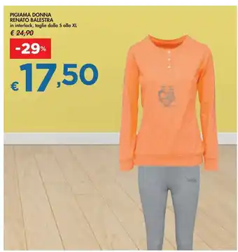Bennet Pigiama donna renato balestra offerta