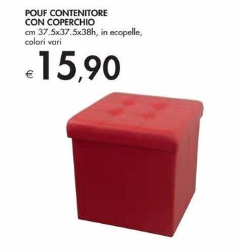 Bennet Pouf con contenitore con coperchio offerta