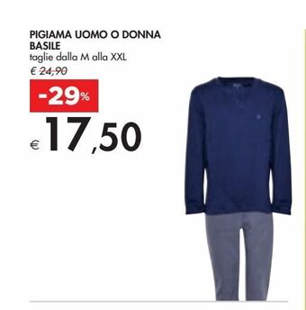 Bennet Pigiama uomo o donna basile offerta