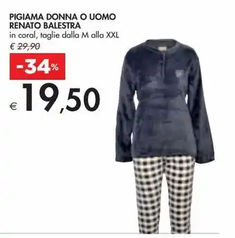 Bennet Pigiama donna o donna renato balestra offerta