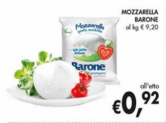 Supermercato Coal Mozzarella barone offerta