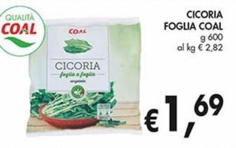 Supermercato Coal Cicoria foglia coal offerta
