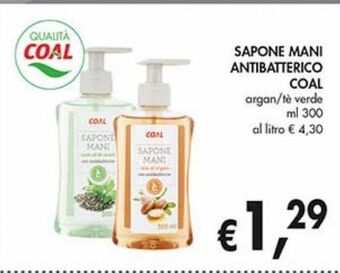 Supermercato Coal Sapone mani antibatterico coal offerta