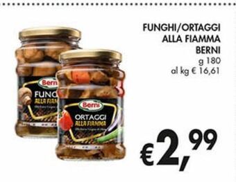 Funghi/ortaggi alla fiamma berni