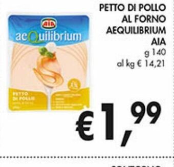 Supermercato Coal Petto di pollo al forno aequilibrium aia offerta