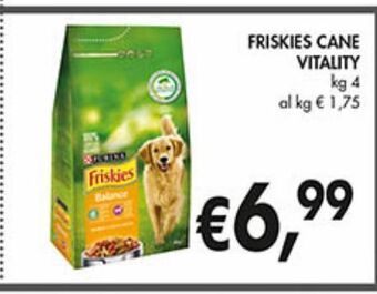 Supermercato Coal Friskies cane vitality offerta