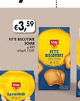 Supermercato Coal Fette biscottate schar offerta