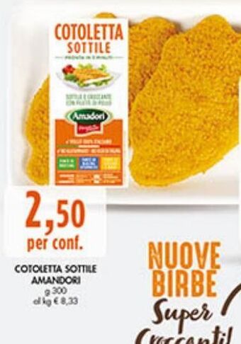 Supermercato Coal Cotoletta sottile amadori offerta