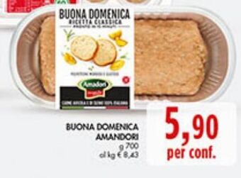 Supermercato Coal Buona domenica amadori offerta