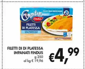 Supermercato Coal Filetti di platessa impanati findus offerta