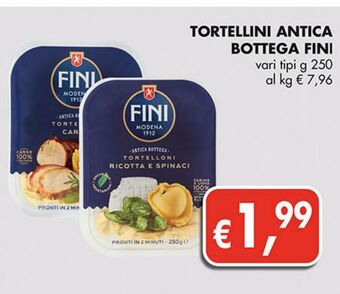 Supermercato Coal Tortellini antica bottega fini offerta