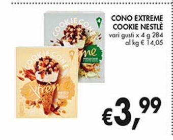 Supermercato Coal Cono extreme cookie nestlè offerta