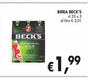 Supermercato Coal Birra beck's offerta