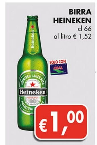 Supermercato Coal Birra heineken offerta